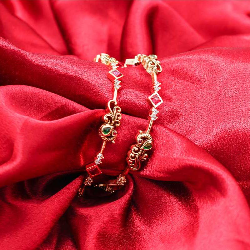 Peacock Style Bangles.