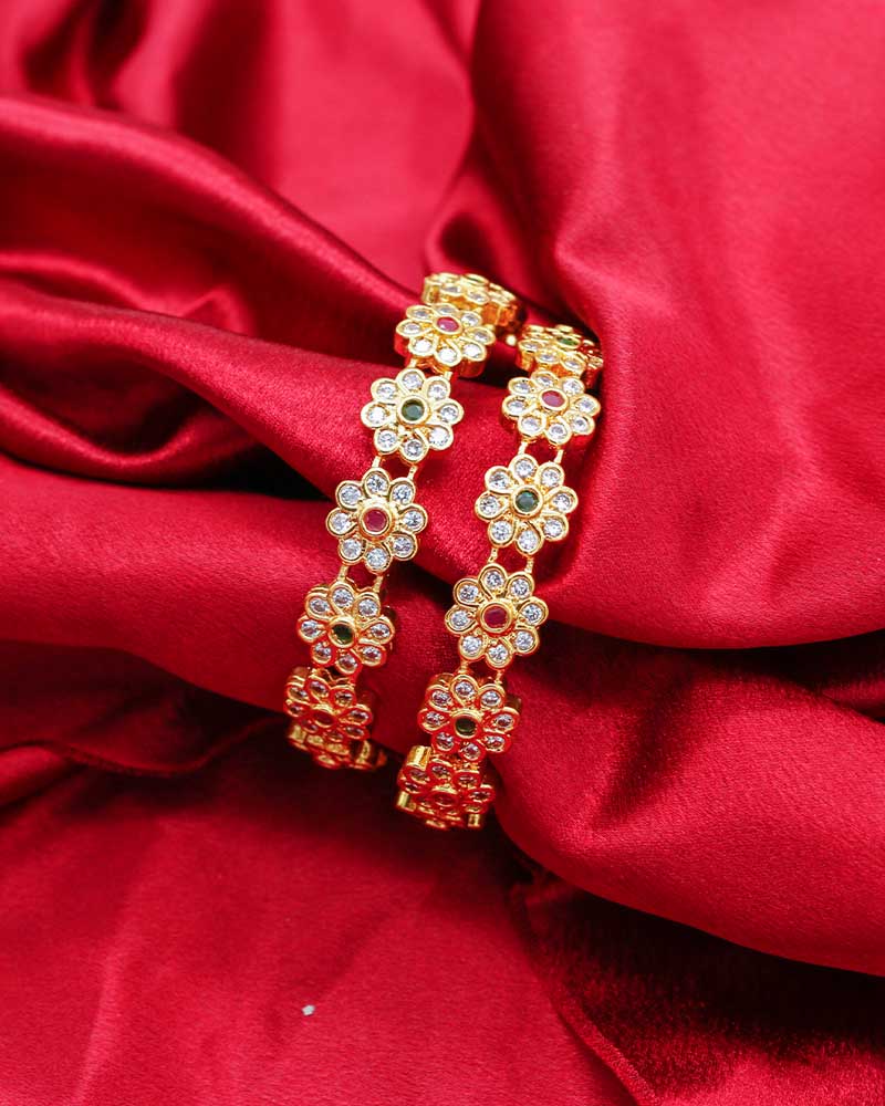 Bold Flower Bangles