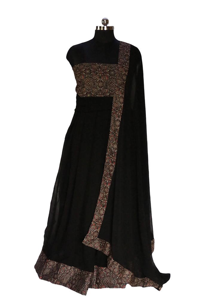 Georgete Dhavani/Half Saree Set