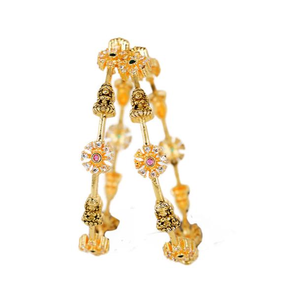 Traditional Lakshmi and Floral Bangles