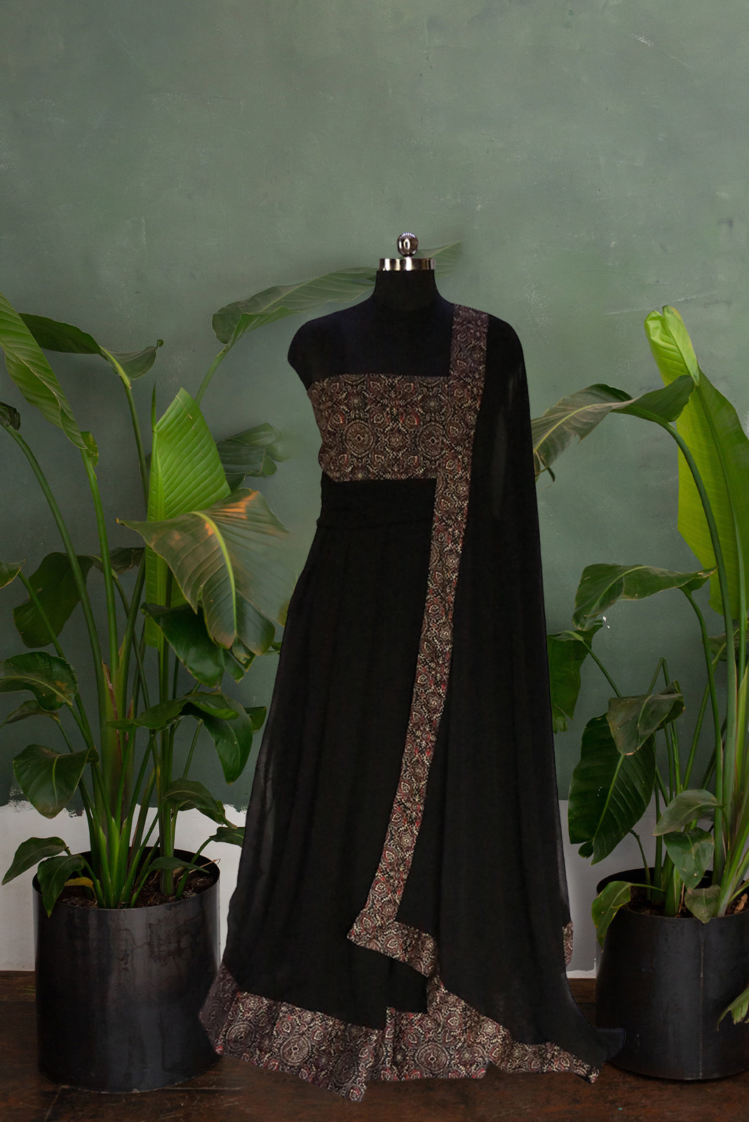 Georgete Dhavani/Half Saree Set