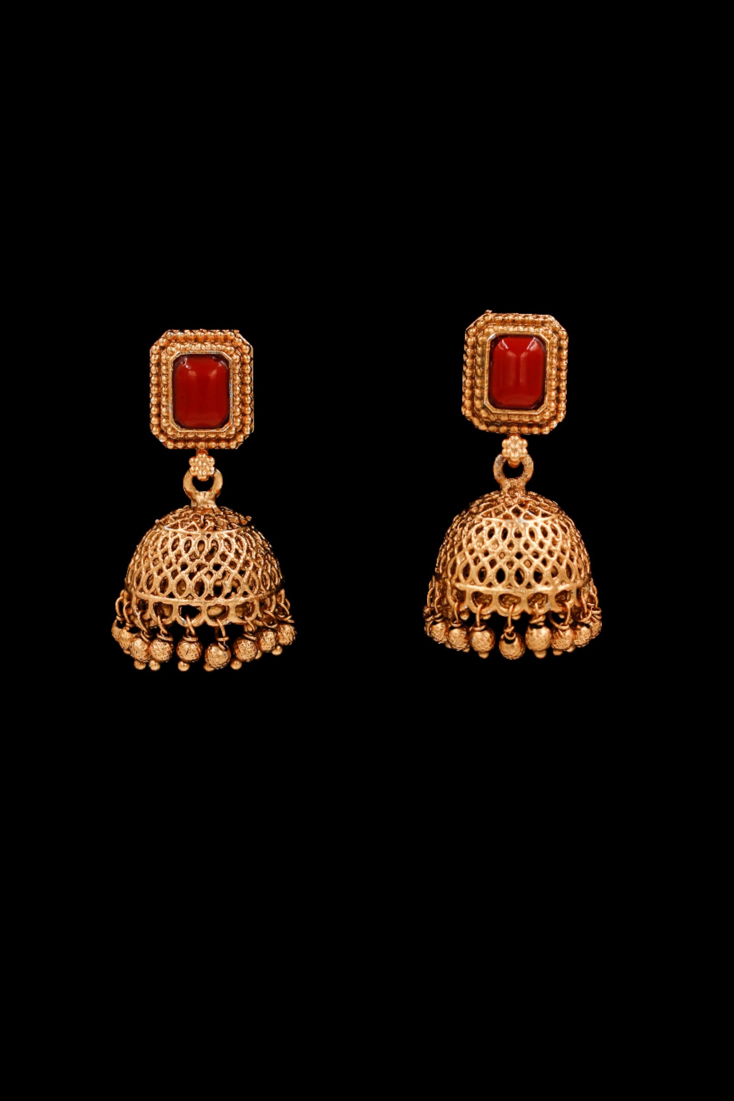 Coral Lakshmi Necklace Set