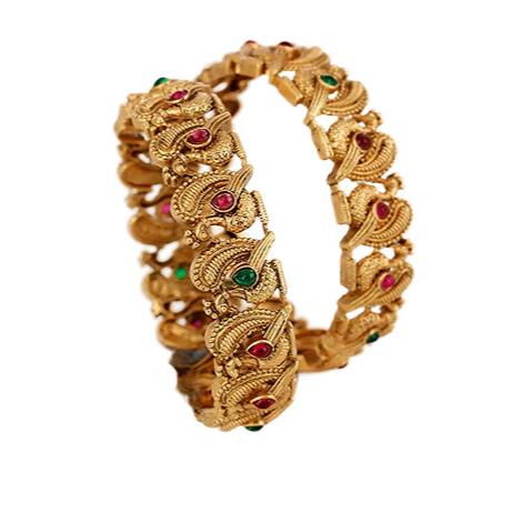 Antique Peacock Bangles