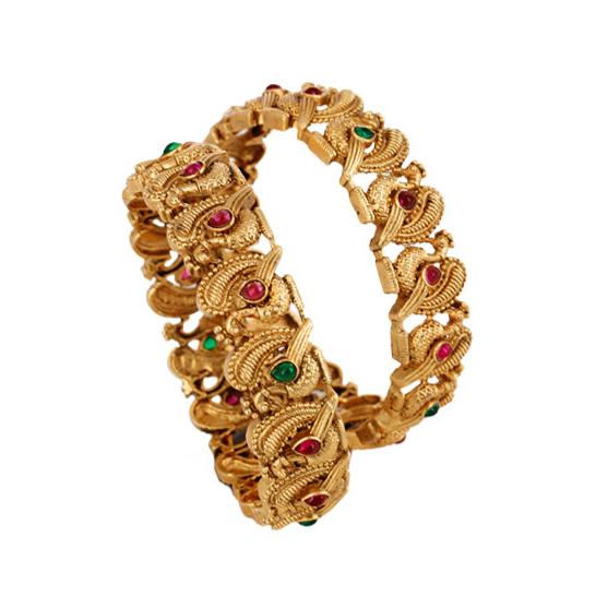 Antique Peacock Bangles