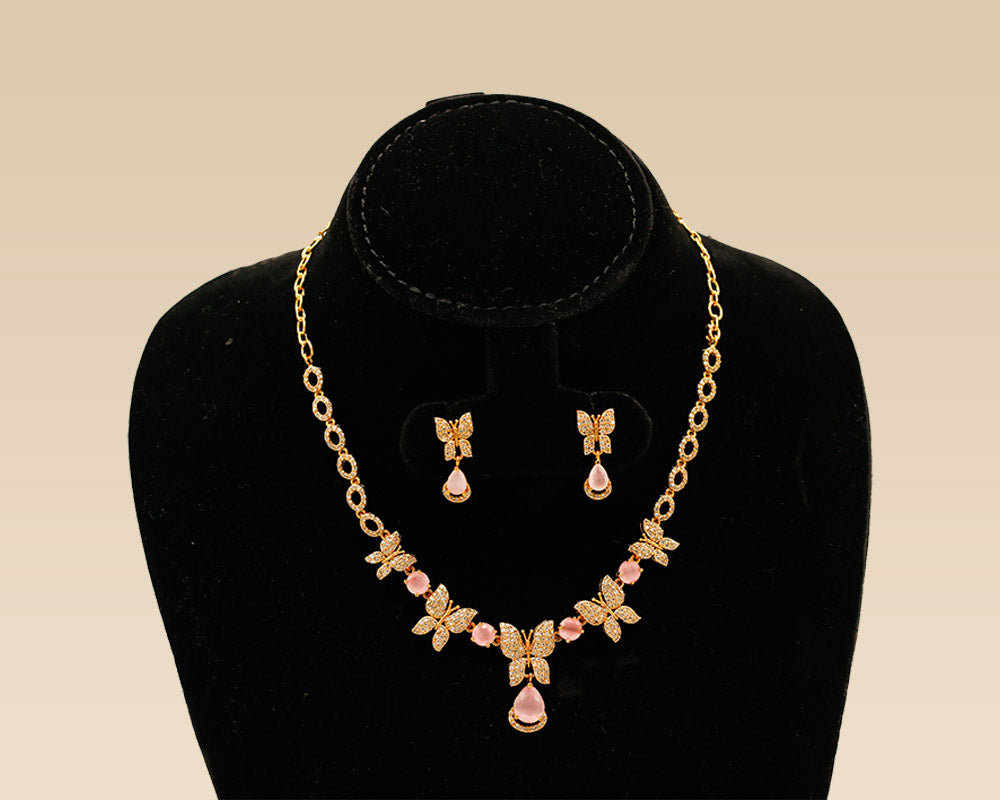 Enchanted Butterfly AD Necklace Set