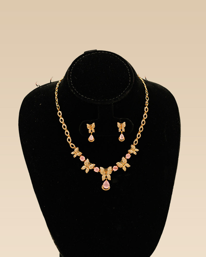 Enchanted Butterfly AD Necklace Set
