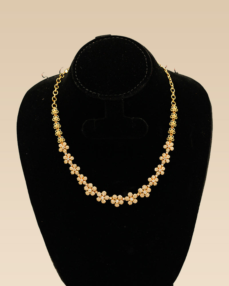 Floral AD Necklace set