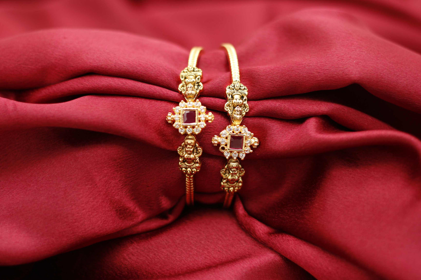 Ruby Nagas Lakshmi Bangle Set.