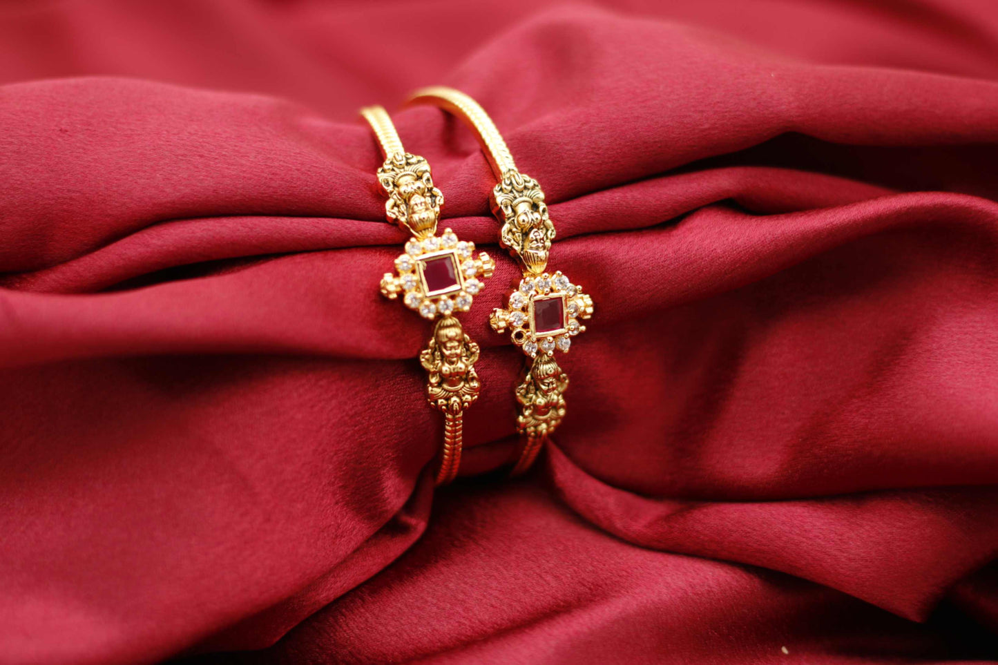 Ruby Nagas Lakshmi Bangle Set.