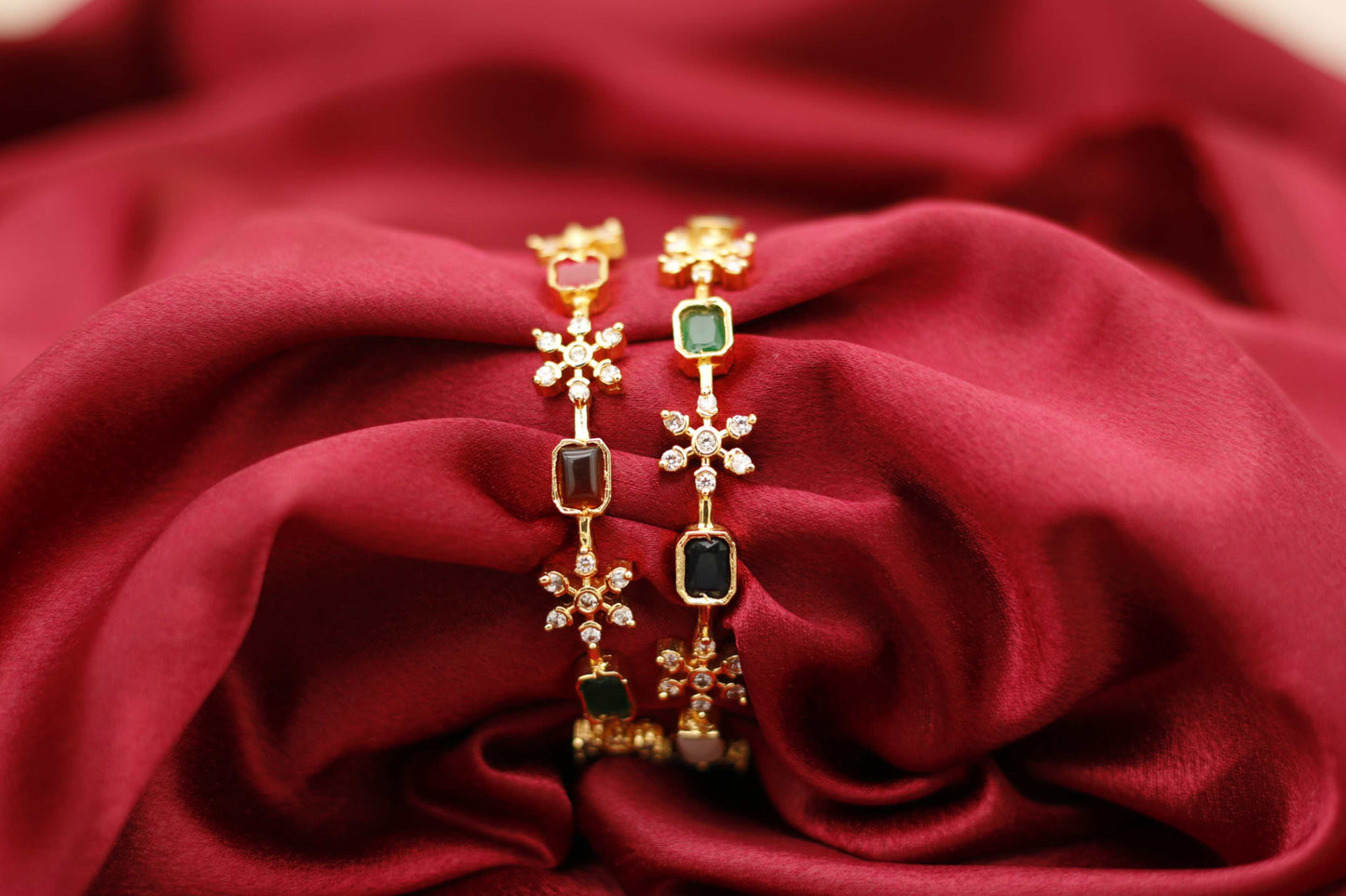 Enchanting Navaratatna Bangle Set