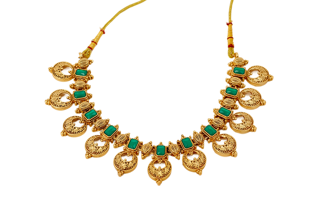 Emerald Sufi Antique Necklace