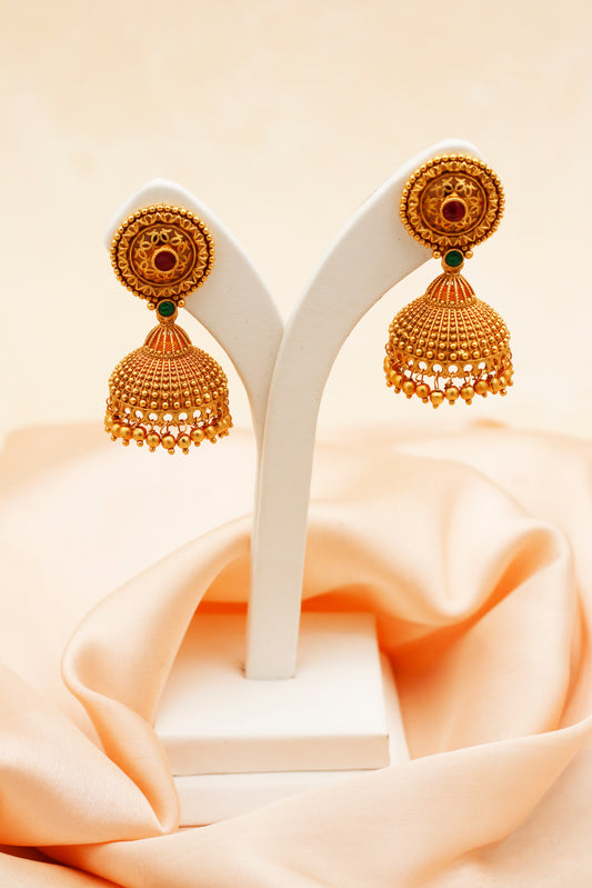 Bold Kempstone Elegance Jhumka