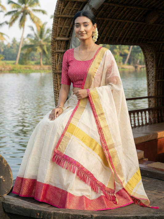Blush Brocade